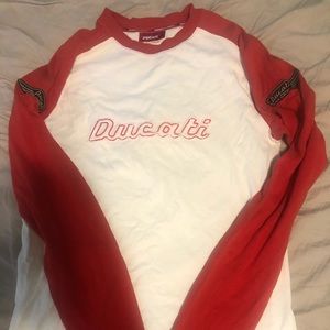 Vintage Ducati motorcycle long sleeve